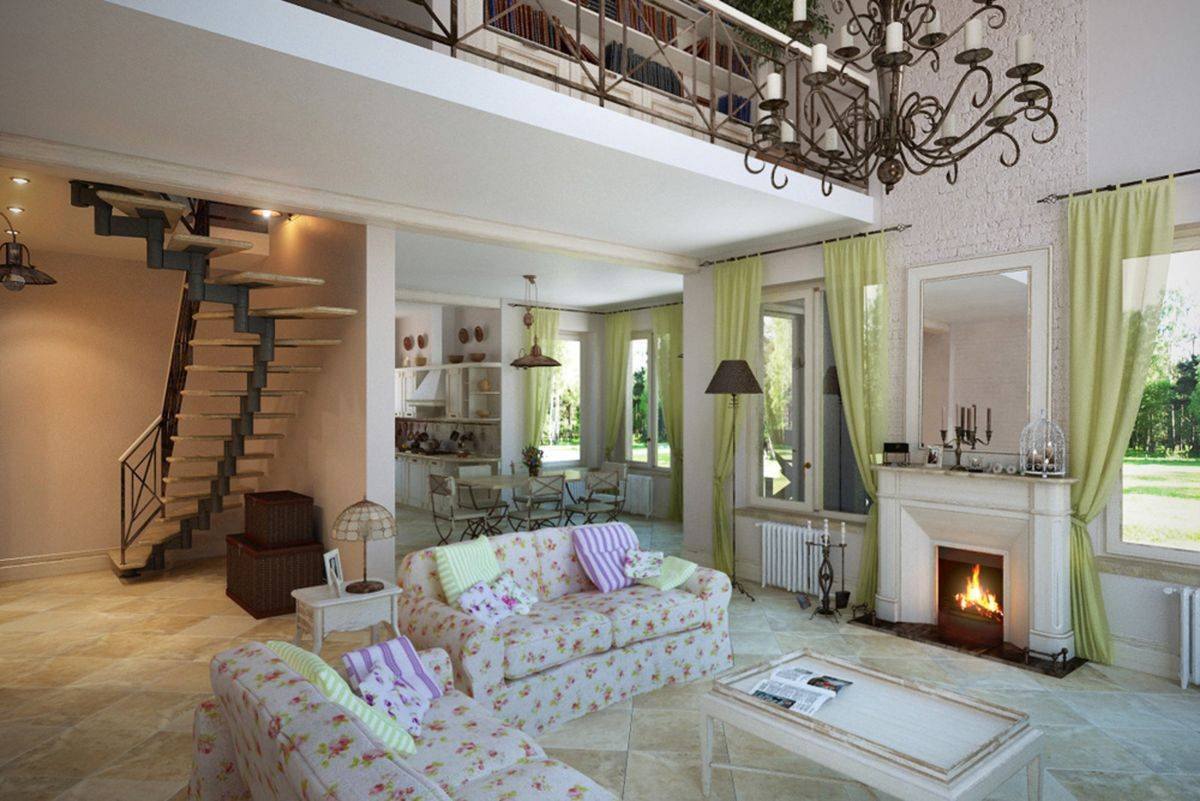 Дом в стиле прованс - 120 реальных фотографий дизайна. новинки интерьера загородных домов