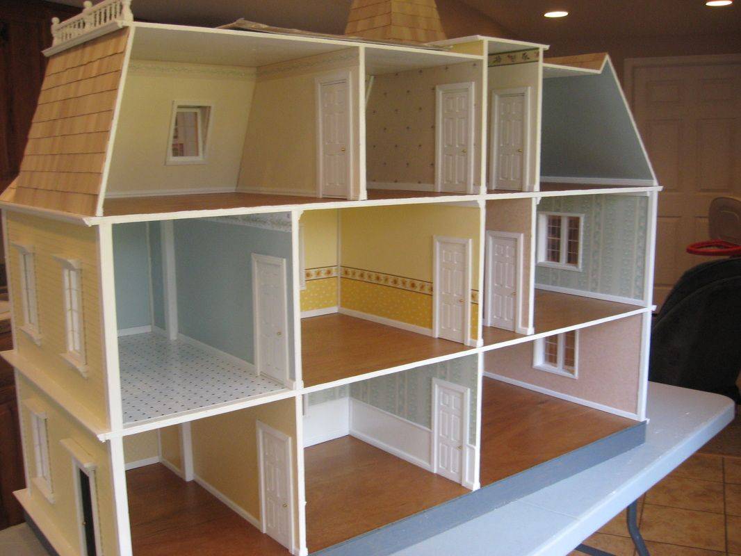 Кукольный домик своими руками - 66 фото создания игрушечного дома для детей