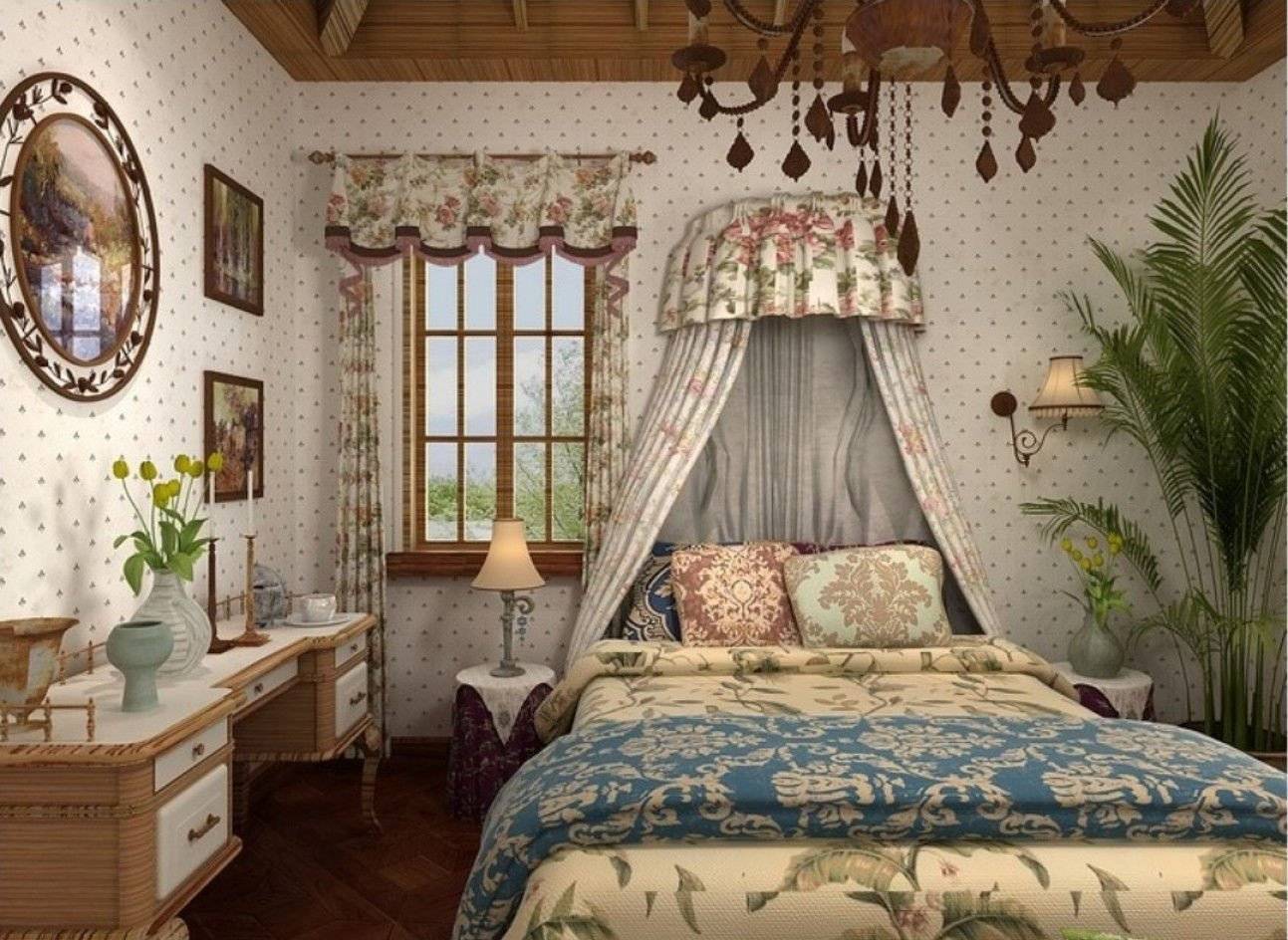 Спальня в стиле кантри — все особенности стиля и разнообразные идеи оформления на фото!