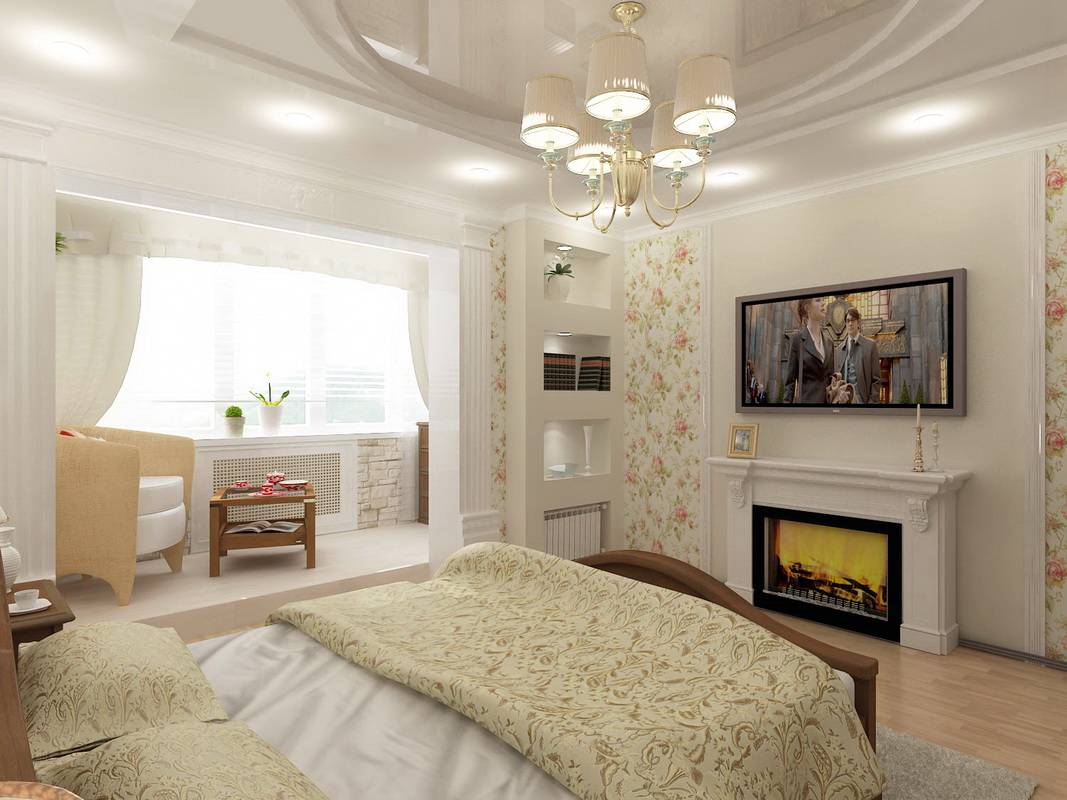 Дизайн спальни, совмещенной с балконом (64 фото): дизайн комнаты 13-16 кв. м, интерьер спальни с окном