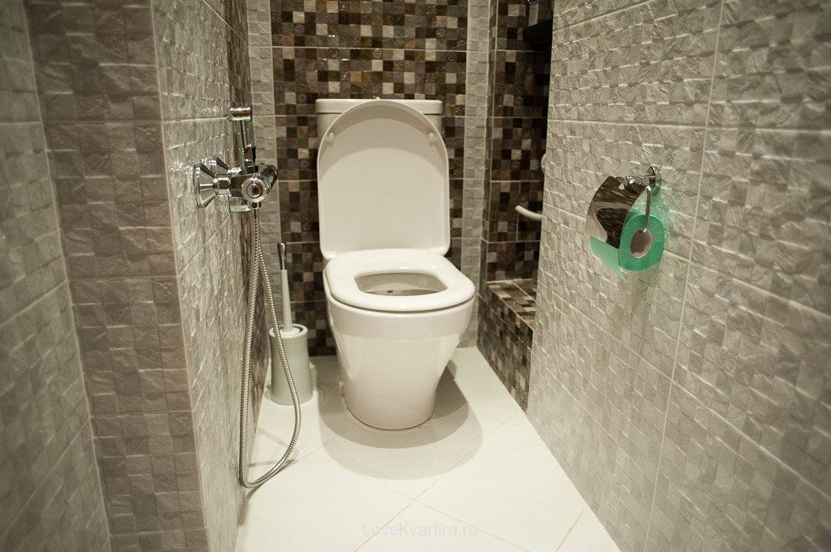 Идеи дизайна туалета маленького размера с фото