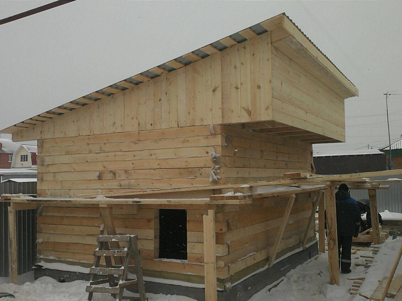 Строительство крыши бани своими руками: советы домашнему мастеру