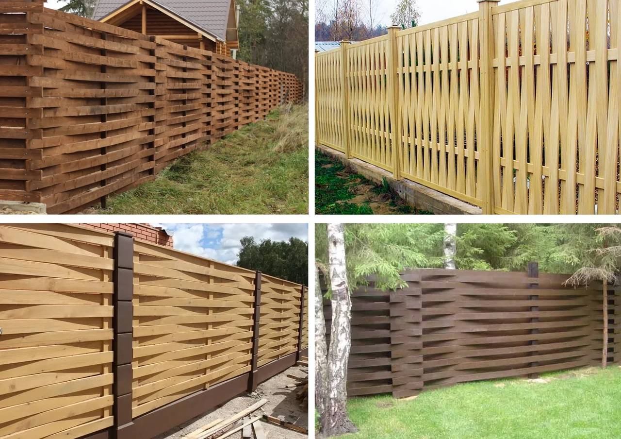 Забор из дерева для собственного хозяйства своими руками: основные виды деревянных оград +фото