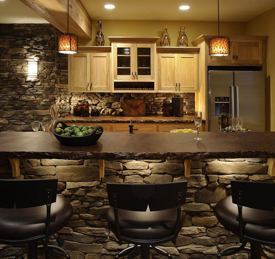 Фото столешниц из камня в интерьере кухни