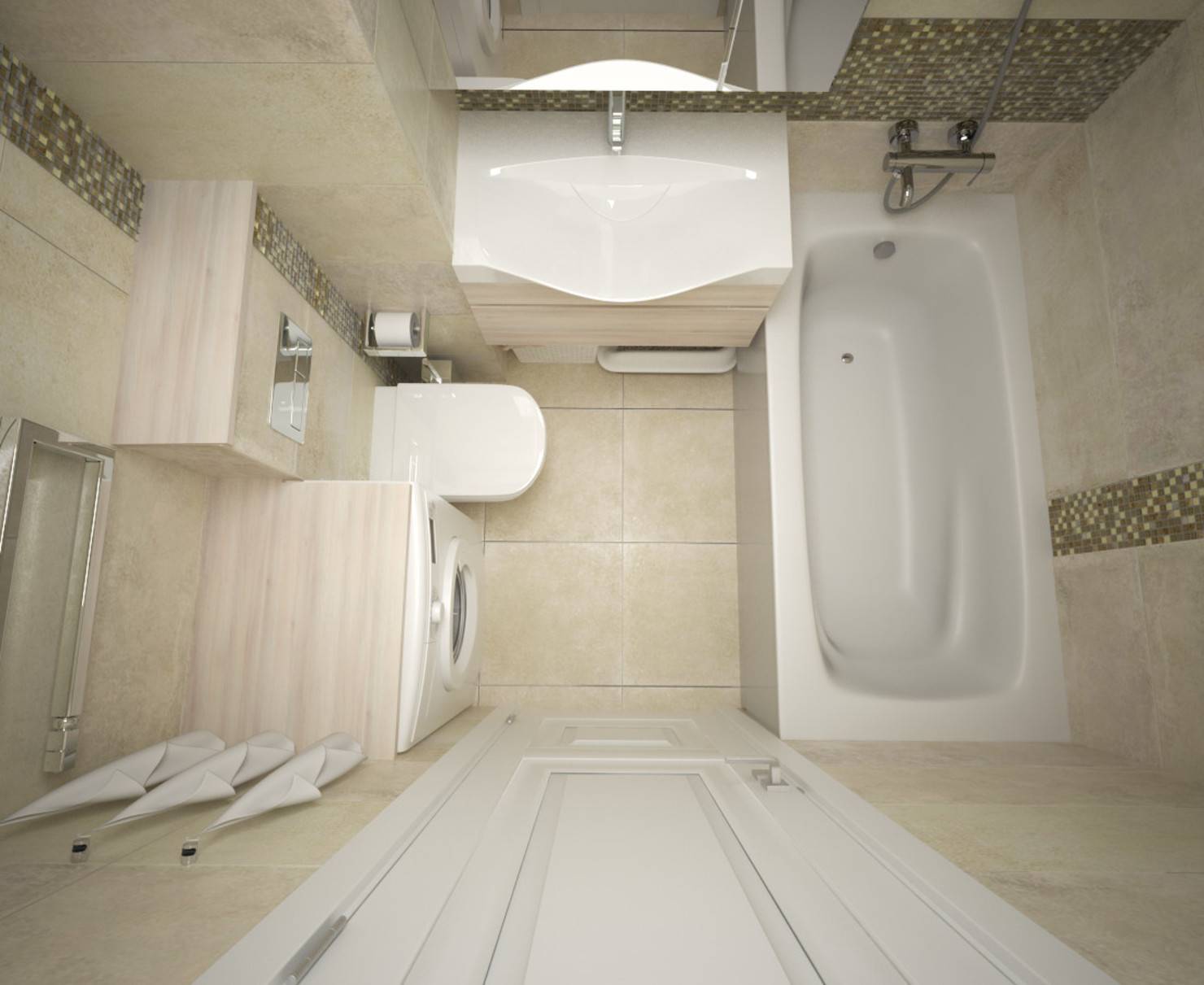 Правильная планировка ванной комнаты маленького размера - проекты и дизайны