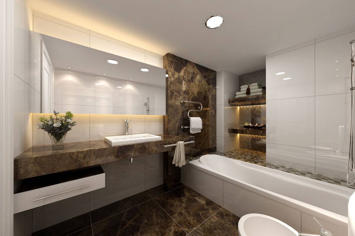 Дизайн интерьера ванной комнаты: современные идеи, фото