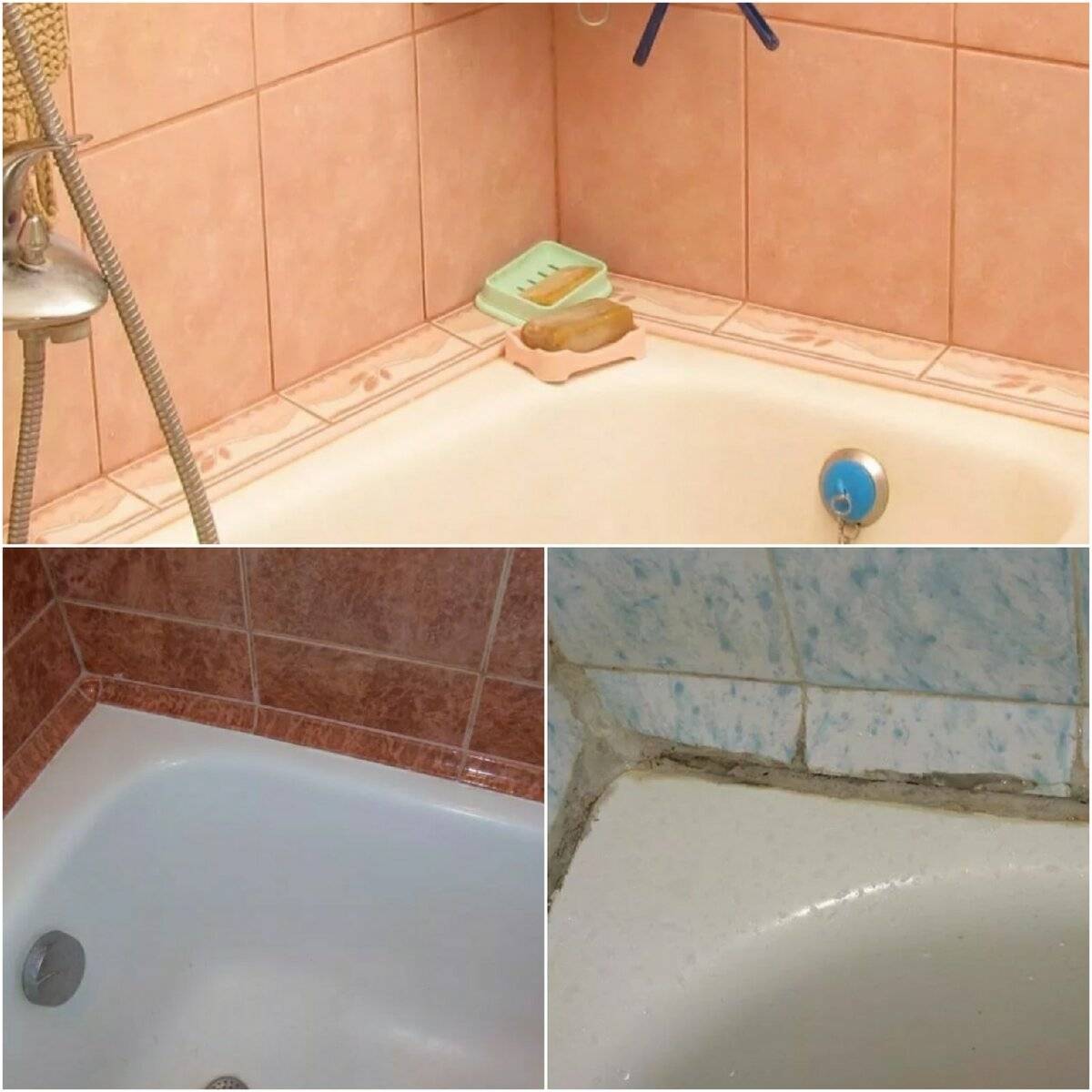 Чем заделать шов между ванной и плиткой? 7 способов гидроизоляции
