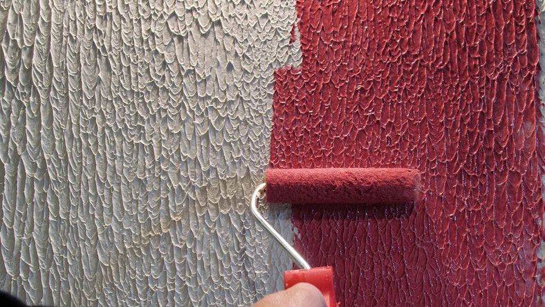 Особенности использования фактурной краски для стен