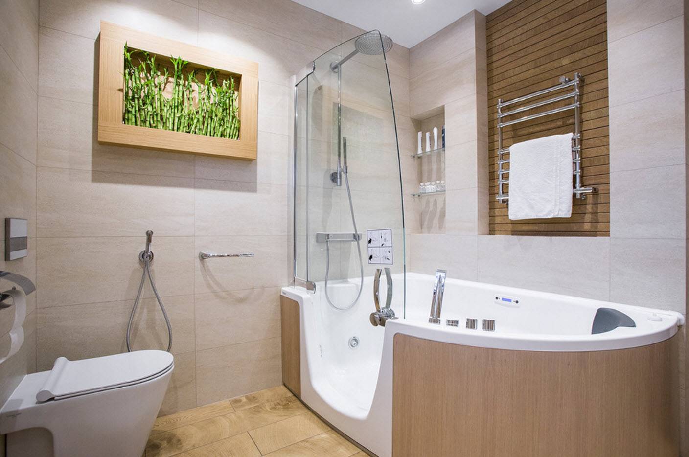 Дизайн ванной комнаты совмещенной с туалетом: правильный интерьер маленького санузла, планировка небольшой в хрущевке в квартире