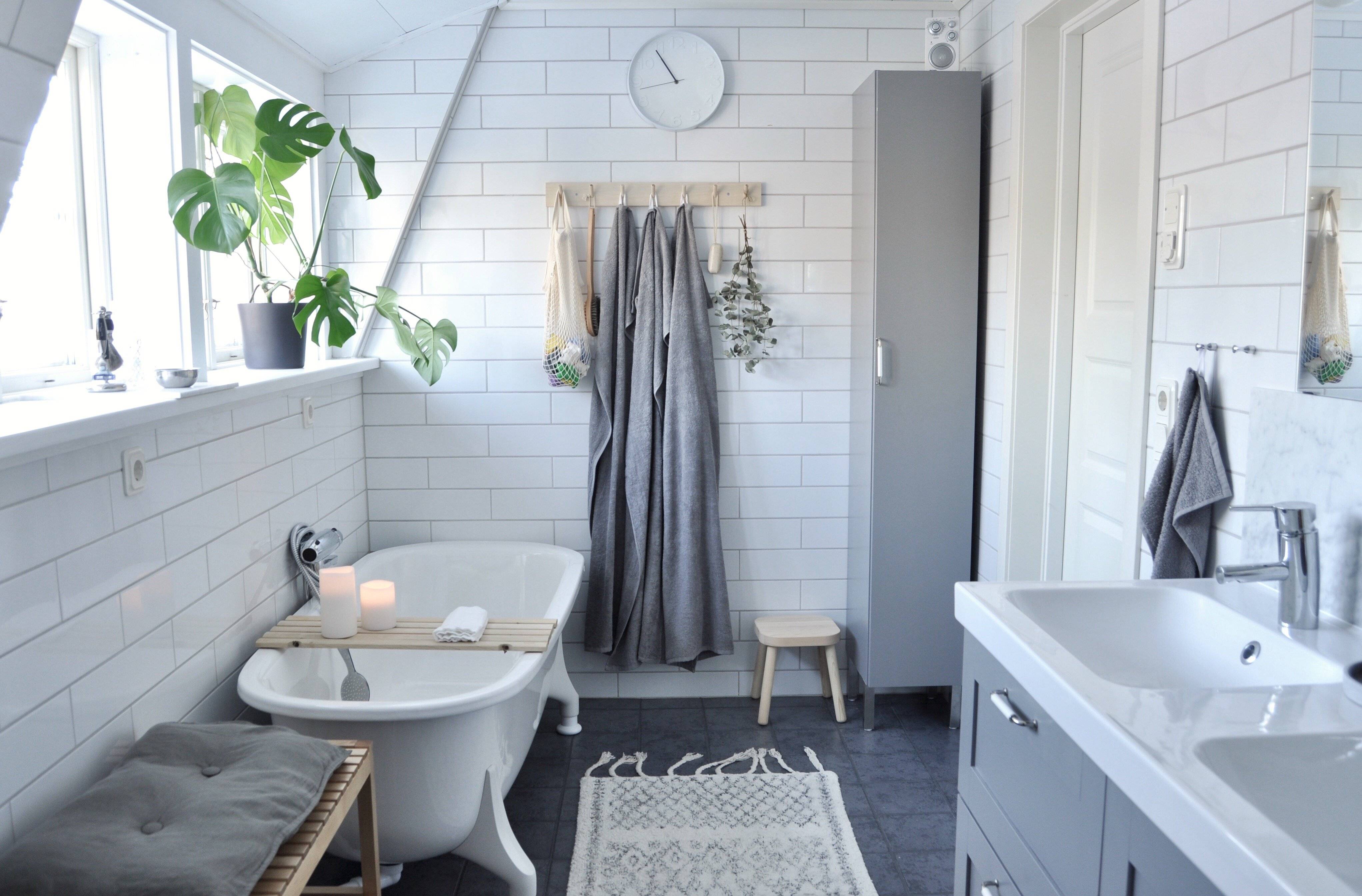 Ванная в скандинавском стиле: 15 фото комнат и варианты дизайна