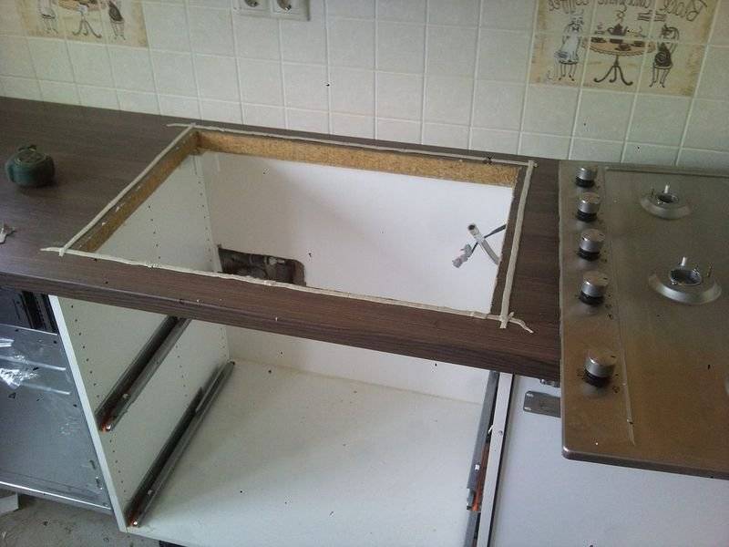 Как встроить варочную панель в столешницу: пошаговая инструкция :: syl.ru