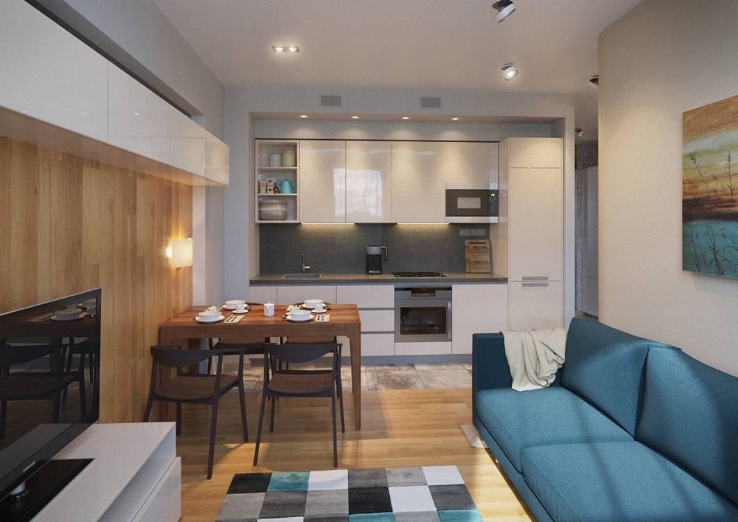 Кухня гостиная 18 кв м: особенности совмещения и зонирования, фото дизайна