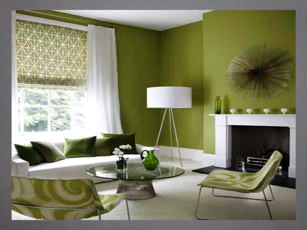 Зеленые обои в интерьере: 200+ (фото) дизайна для стен