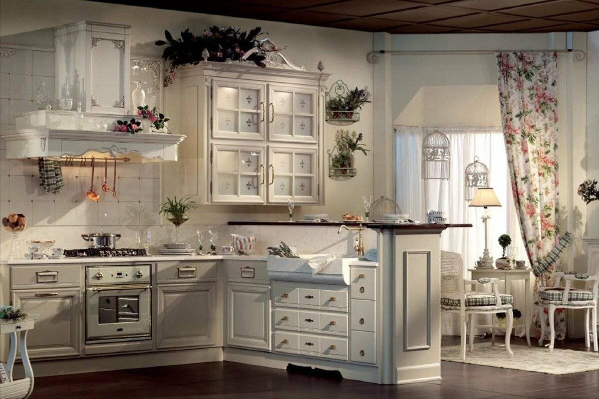 Кухонный интерьер во французском стиле: атмосфера уюта в каждой детали