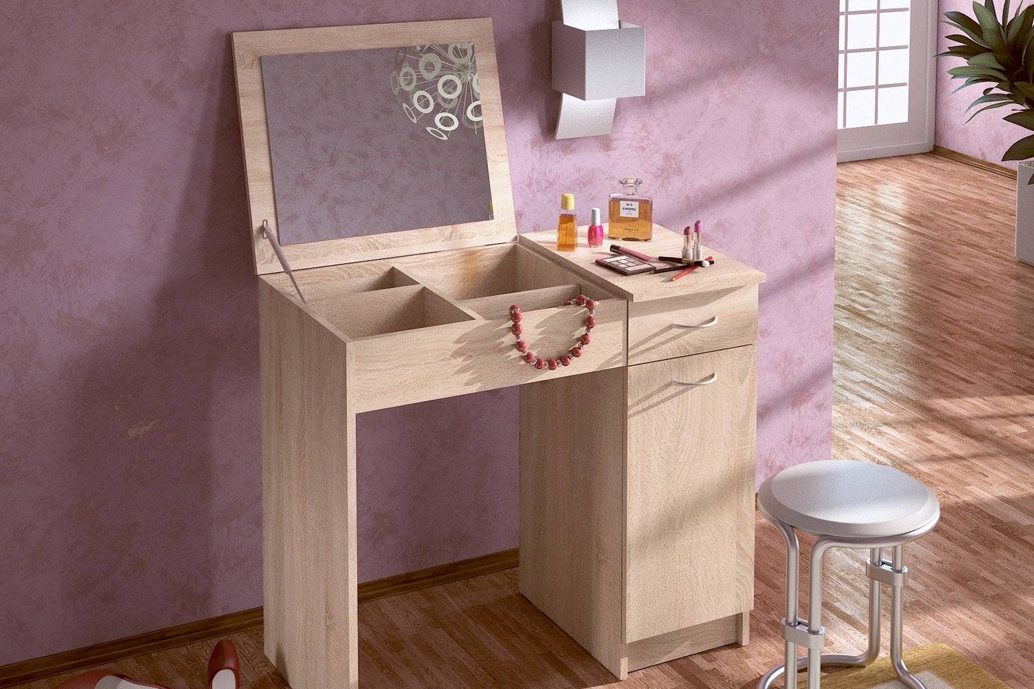 Изящный и простой туалетный столик своими руками | онлайн-журнал о ремонте и дизайне