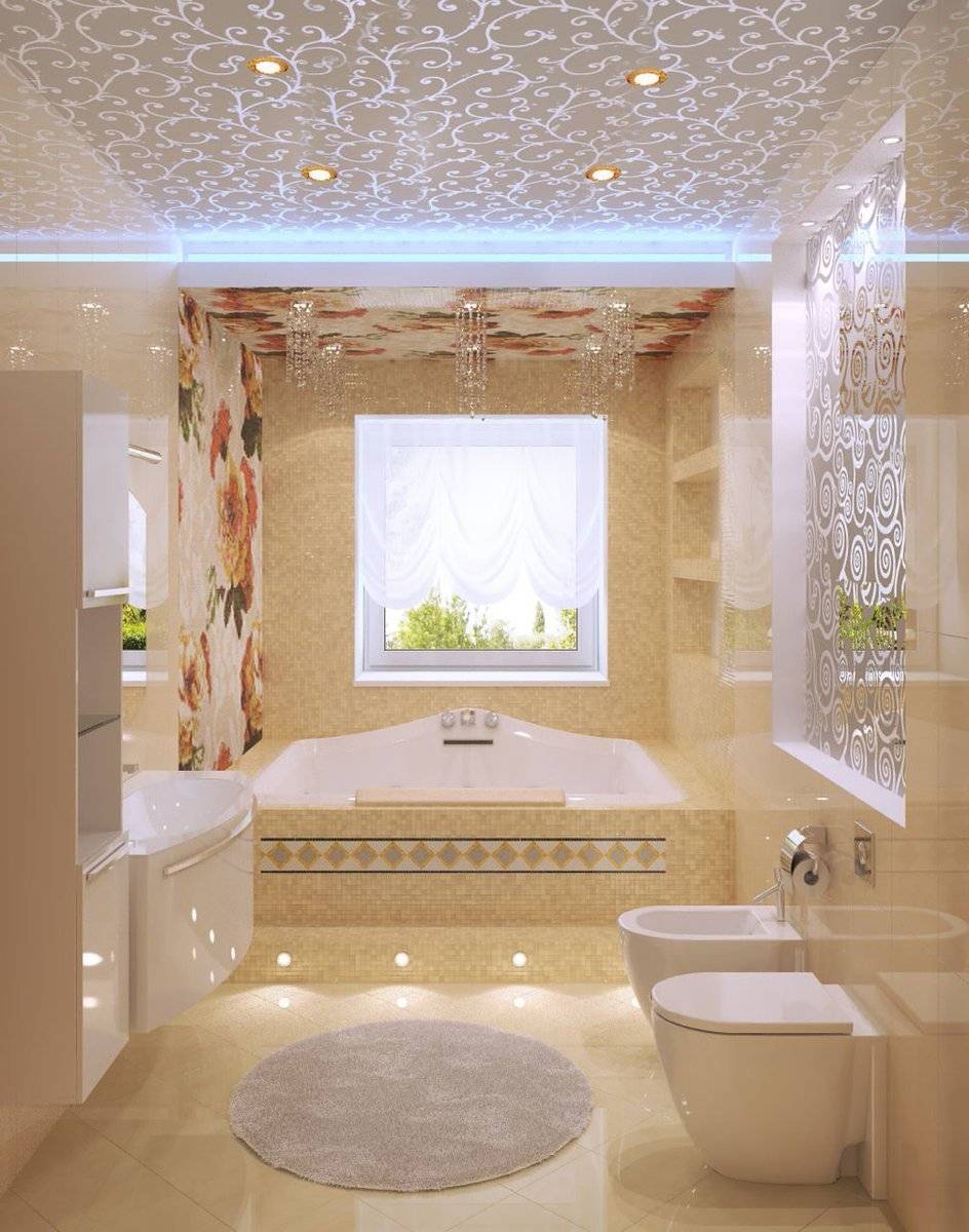 Какой потолок сделать в ванной? | zastpoyka.ru