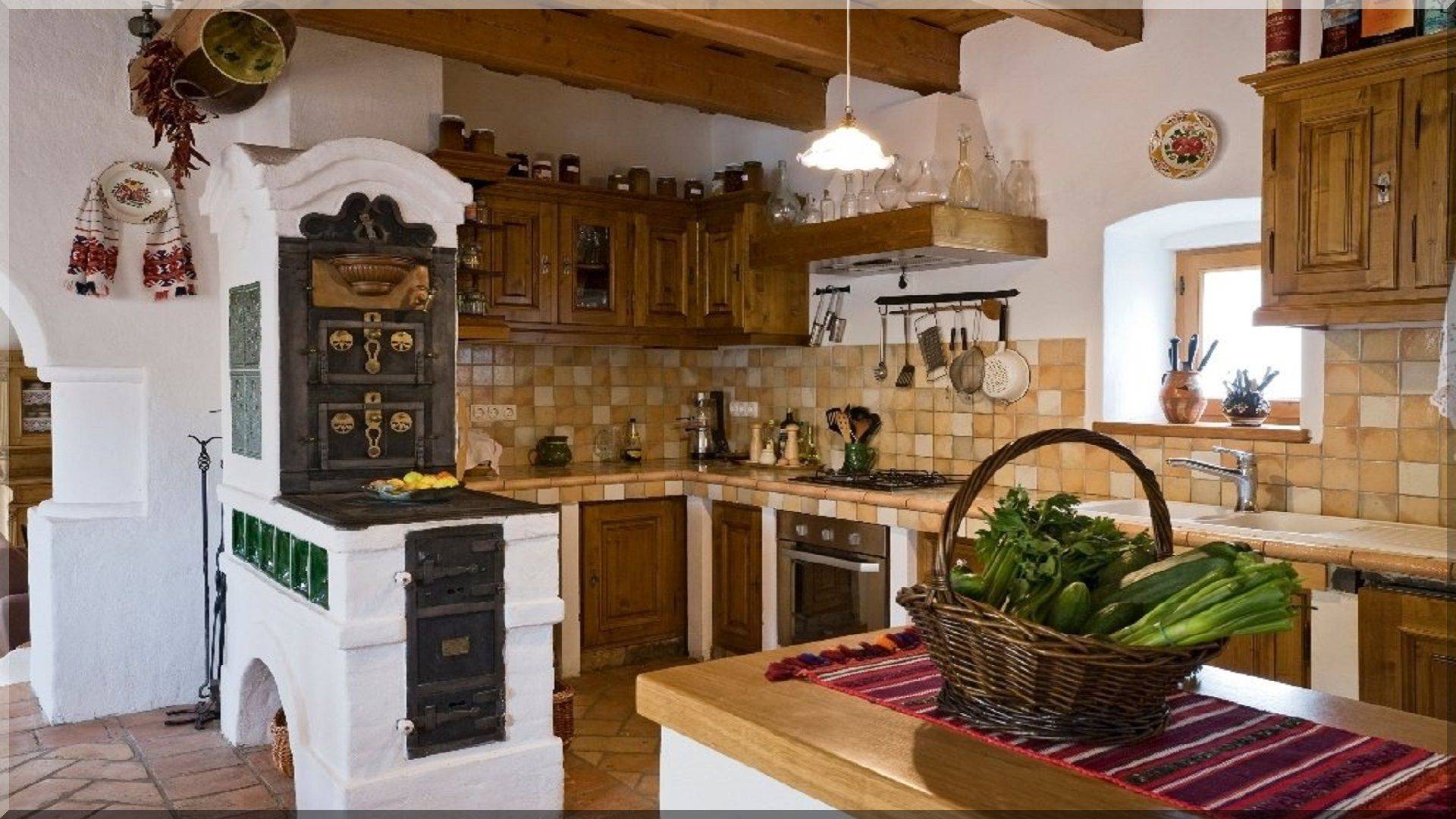 ᐉ интерьер кухни с печкой в частном доме - godacha.ru