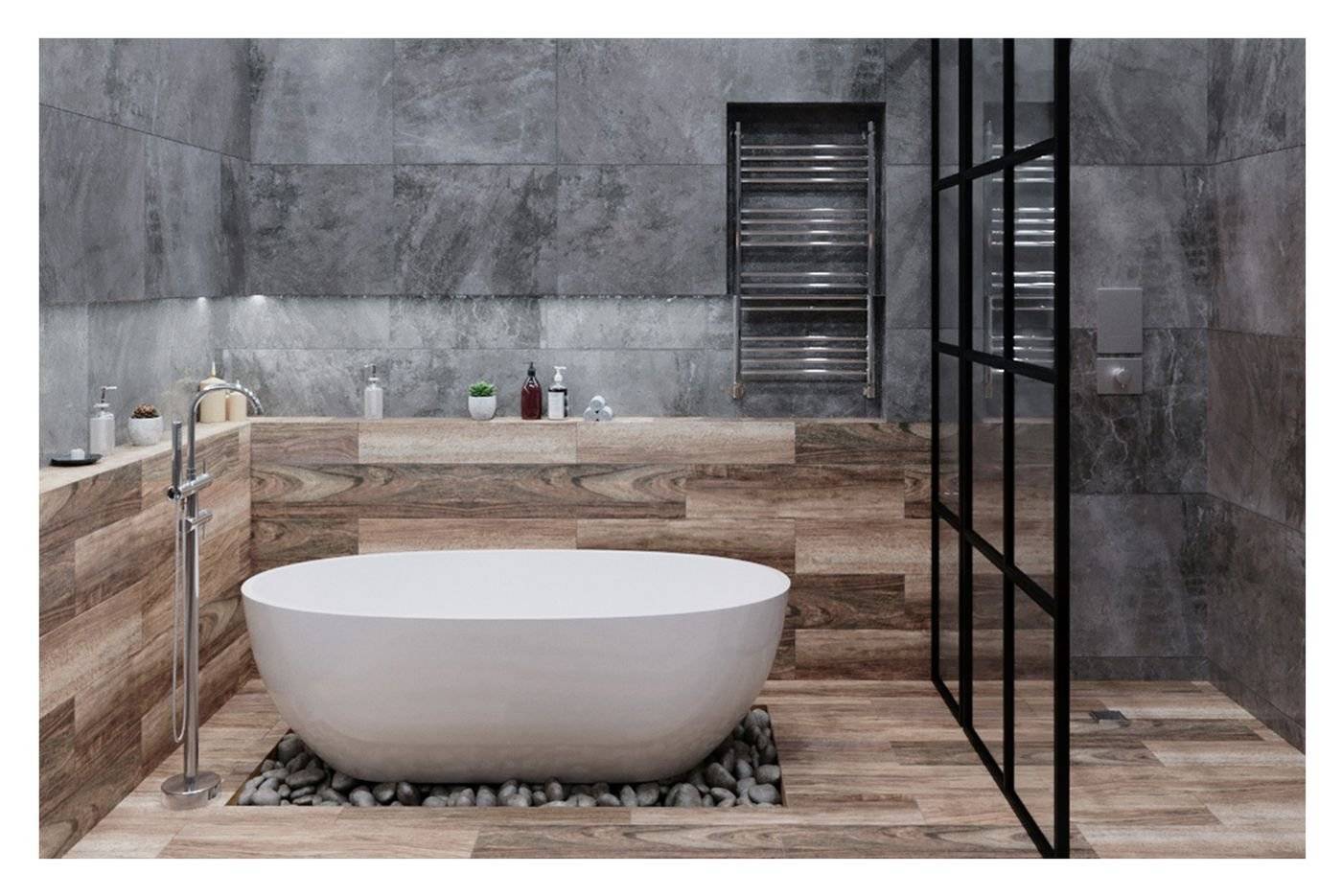 Ванная комната в стиле лофт: 15 фото дизайнов интерьера