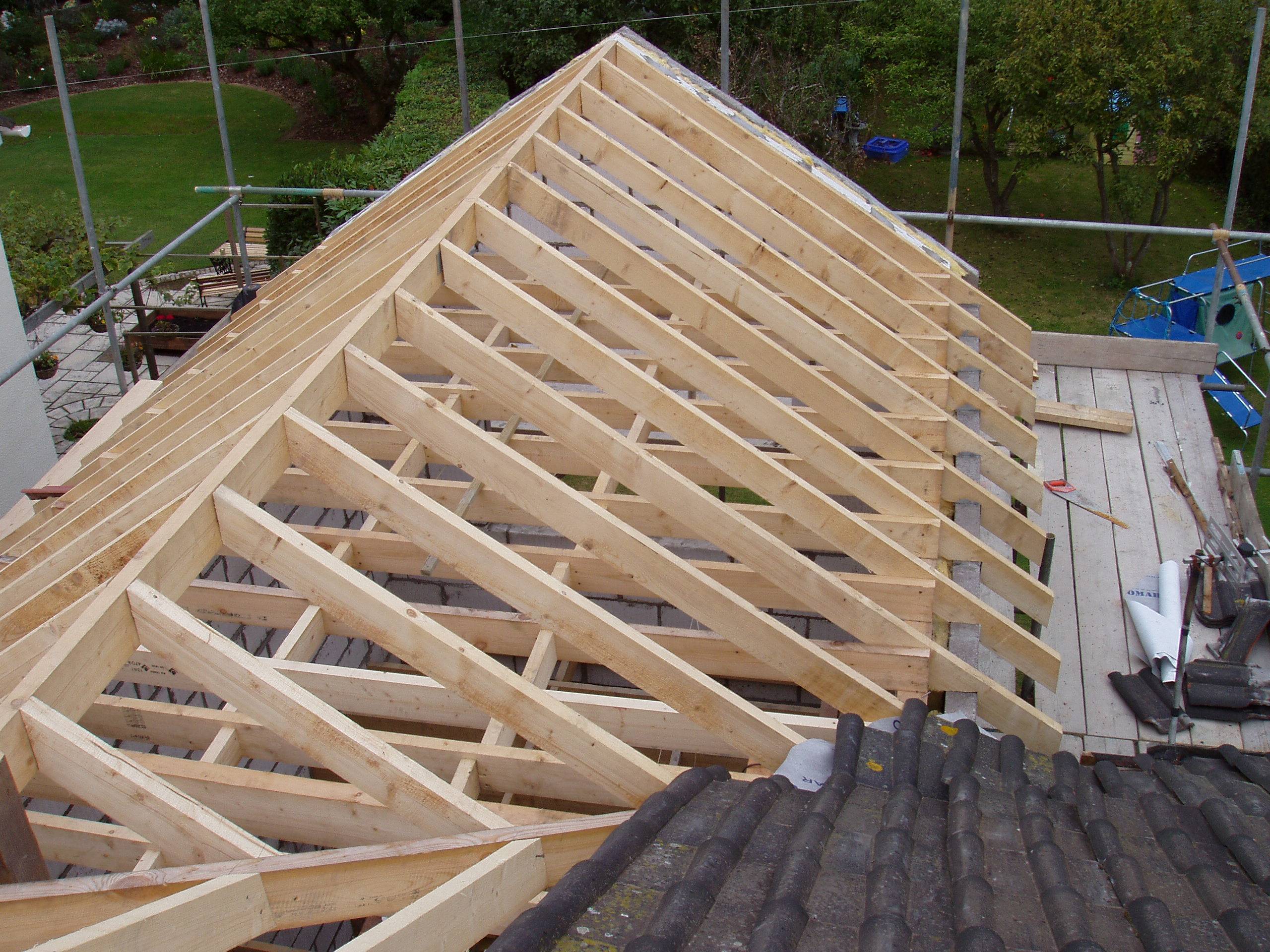 Двускатная крыша дома своими руками - строительство и ремонт