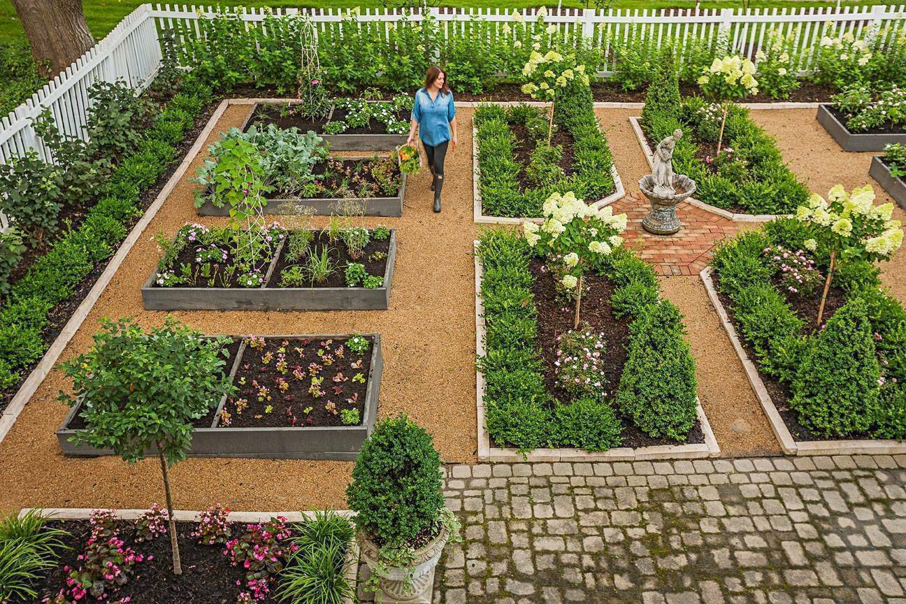 Грядки на даче своими руками: как сделать красивый огород (36 фото) - decorwind