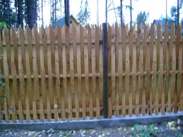 Как сделать деревянный забор: пошаговая инструкция (3 фотоотчета) - блог ремстрой-про