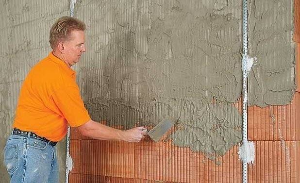 Штукатурка стен из кирпича | подготовка кирпичной стены под штукатурку