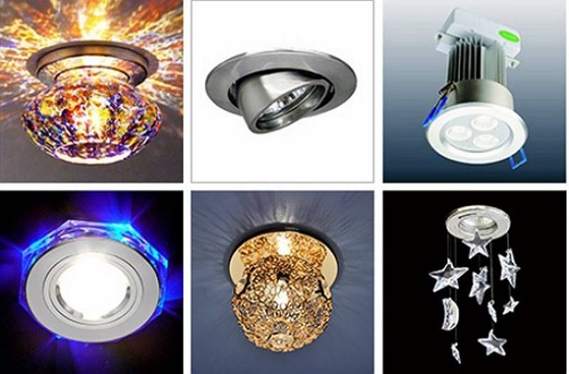 Какие точечные светильники лучше для натяжного потолка: виды лампочек и советы по выбору