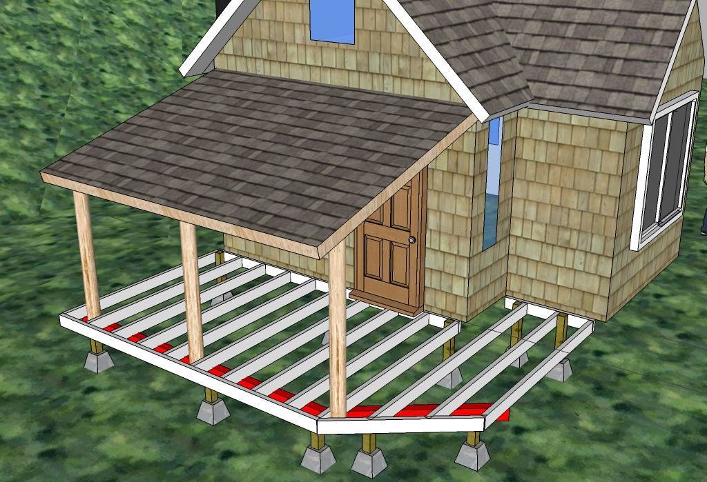 Как пристроить террасу к дому просто и быстро своими руками? 110 фото и видео мастер-класс постройки террасы