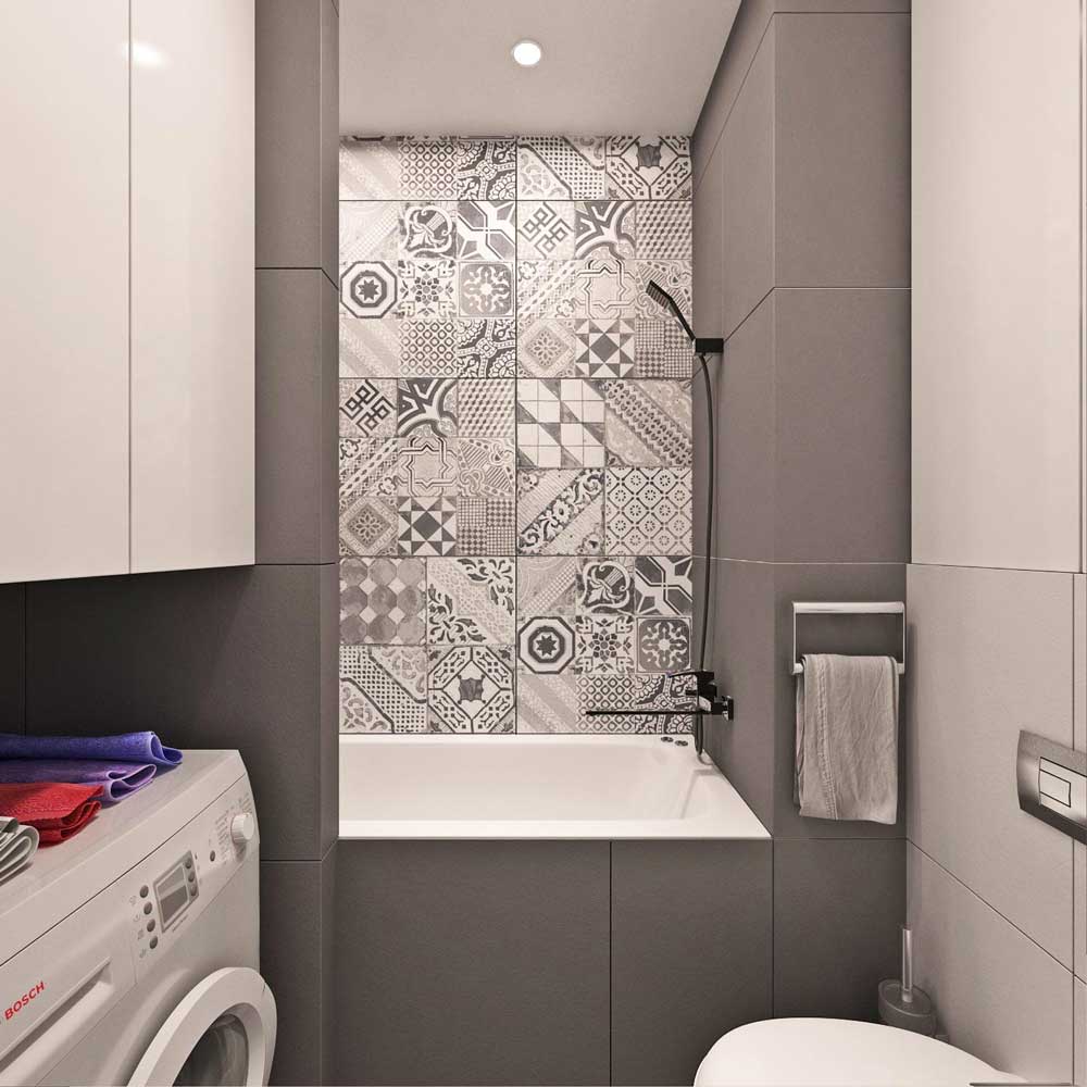Дизайн ванной комнаты 5 кв. м: фото, идеи, советы