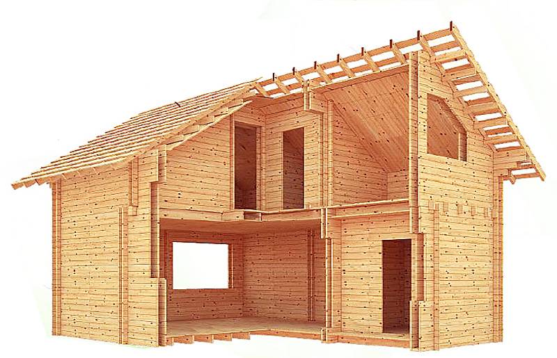 Строительство дома из клееного бруса – технология сборки +фото-видео