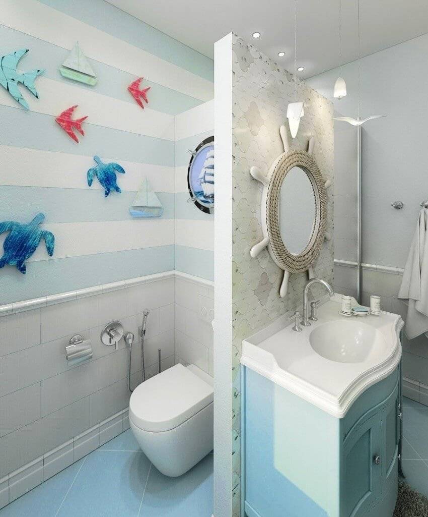 Ванная комната в морском стиле - советы и рекомендации | стройсоветы