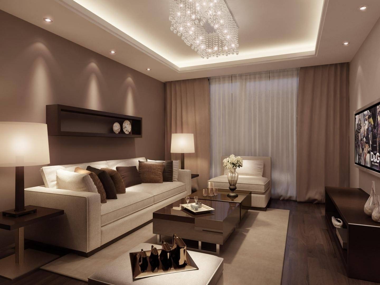 С каким цветом сочетается коричневый цвет в интерьере: комната в коричневых тонах и мебель - 42 фото