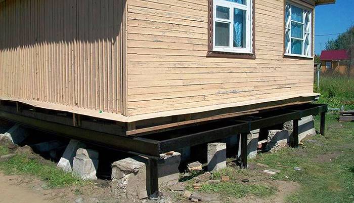 Технология ремонта и замены фундамента в деревянном доме