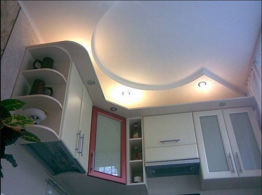 Фото потолков из гипсокартона с подсветкой