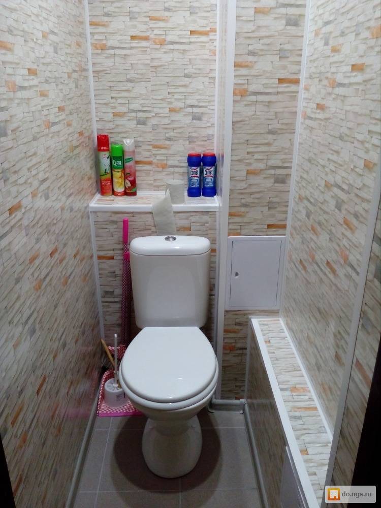 Отделка туалета пластиковыми панелями: фото, дизайн