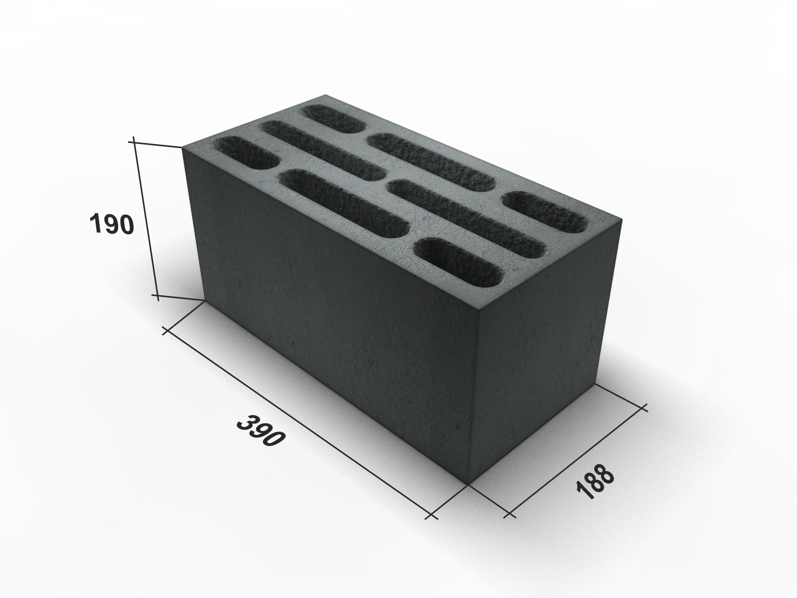 Размеры керамзитобетонных блоков для несущих стен и перегородок