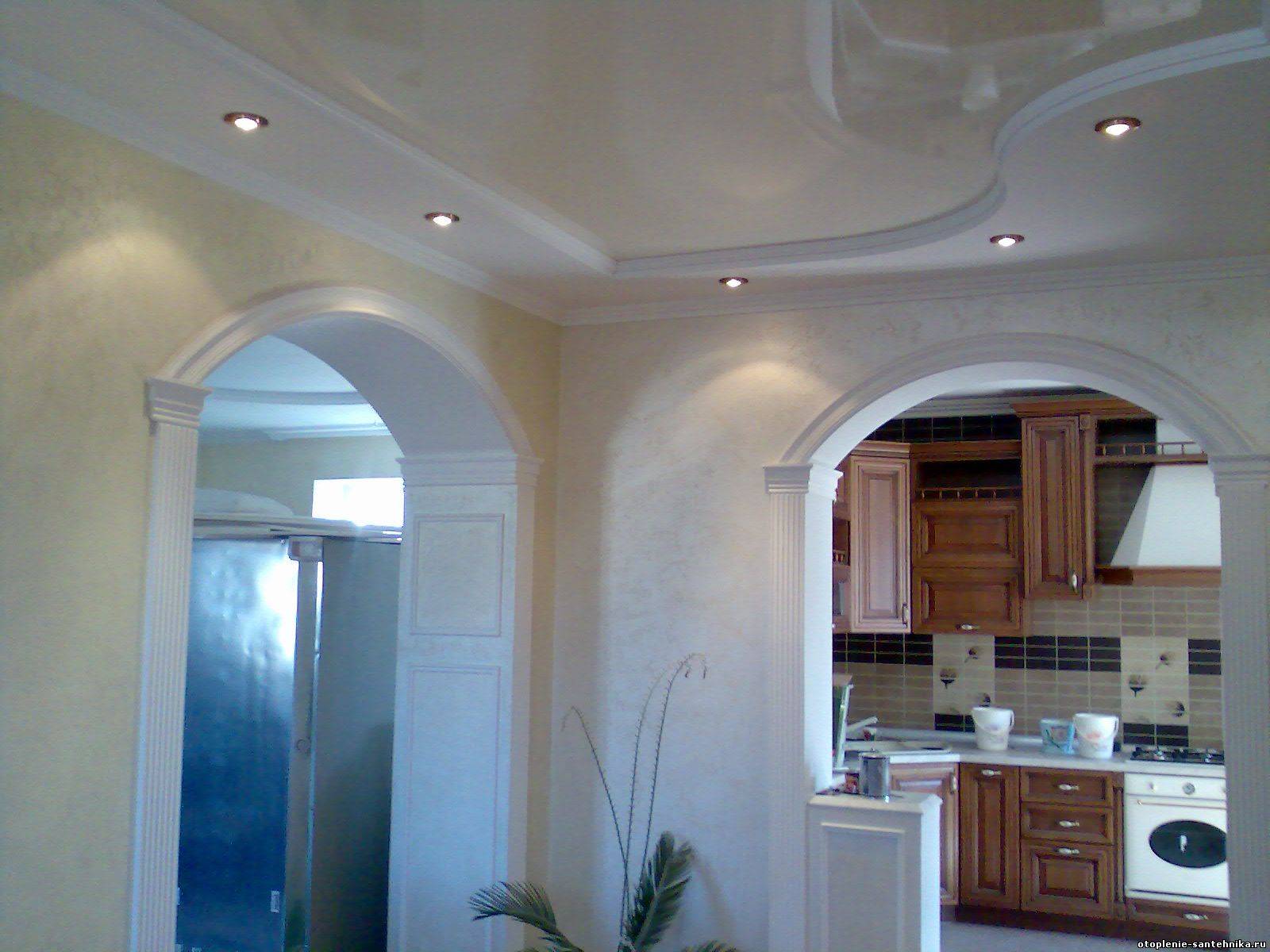 2021 ᐈ ???? (+95 фото) красивые потолки на кухне из гипсокартона