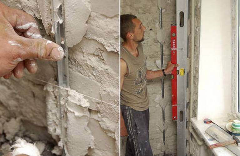 Хитрости выравнивания стен по маякам | онлайн-журнал о ремонте и дизайне