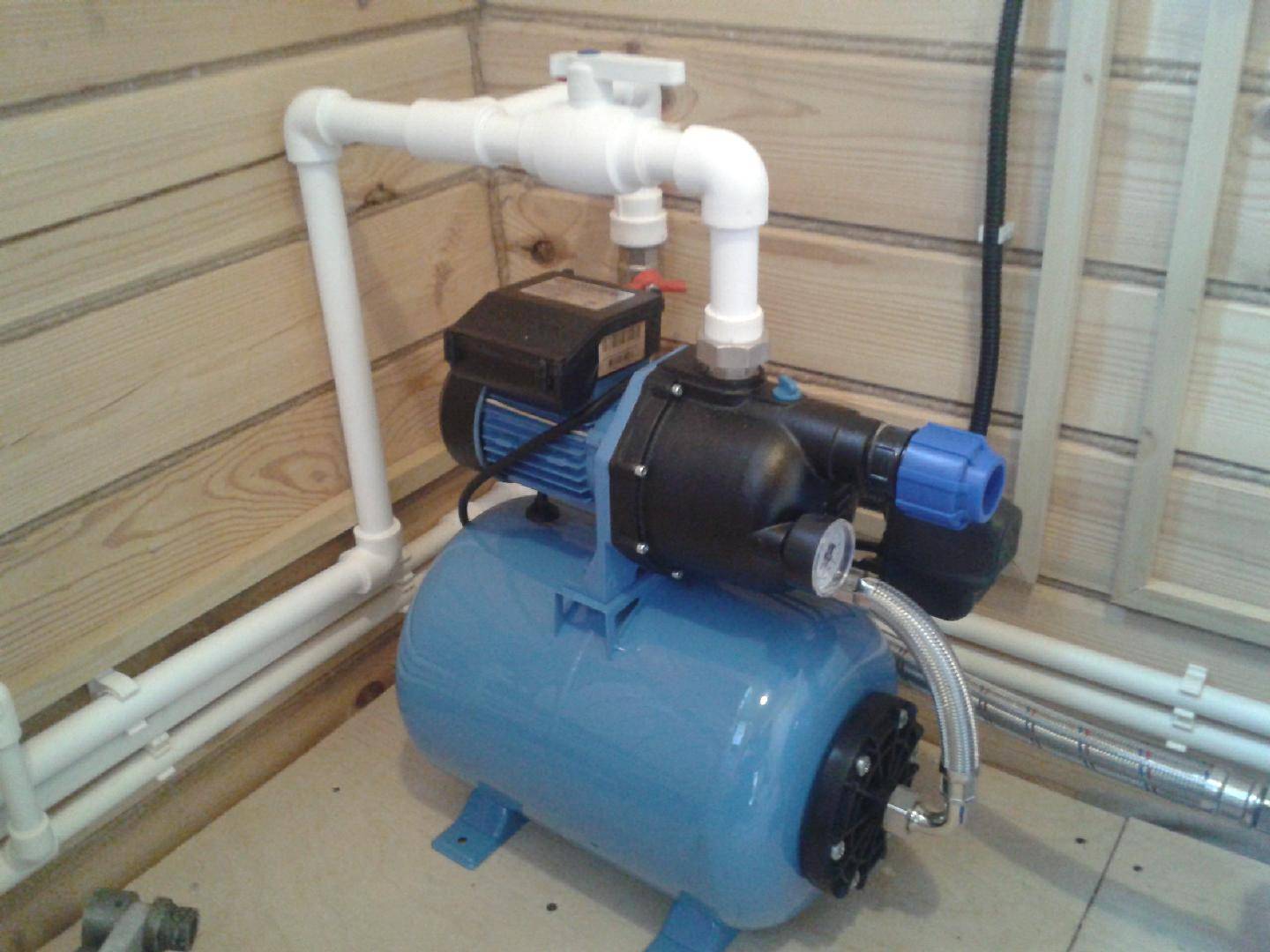 Водяные насосная станции для частного дома: схема и видео подключения домашнего водопровода