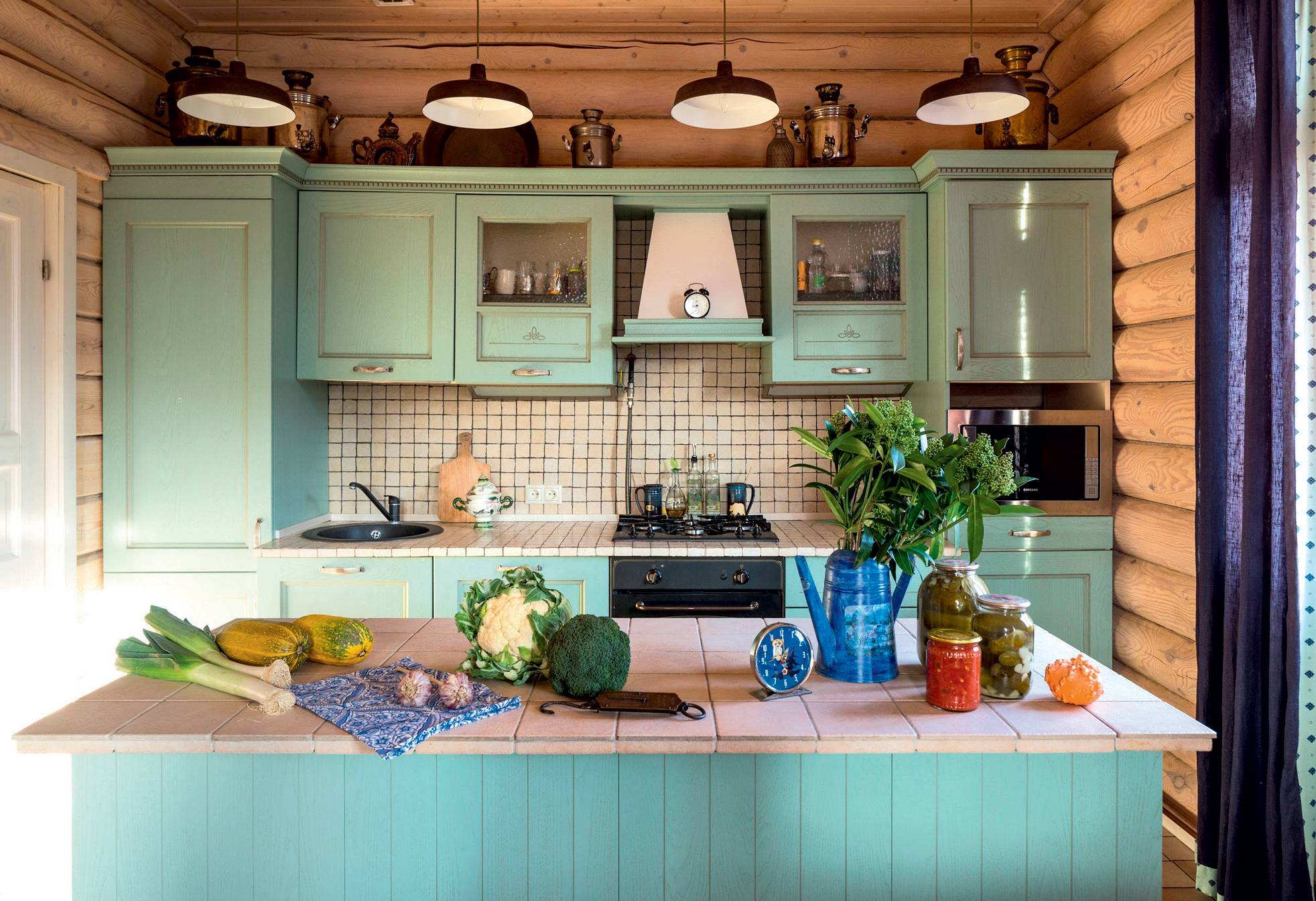 Интерьер кухни в частном доме: как оформить интерьер на даче своими руками | онлайн-журнал о ремонте и дизайне
