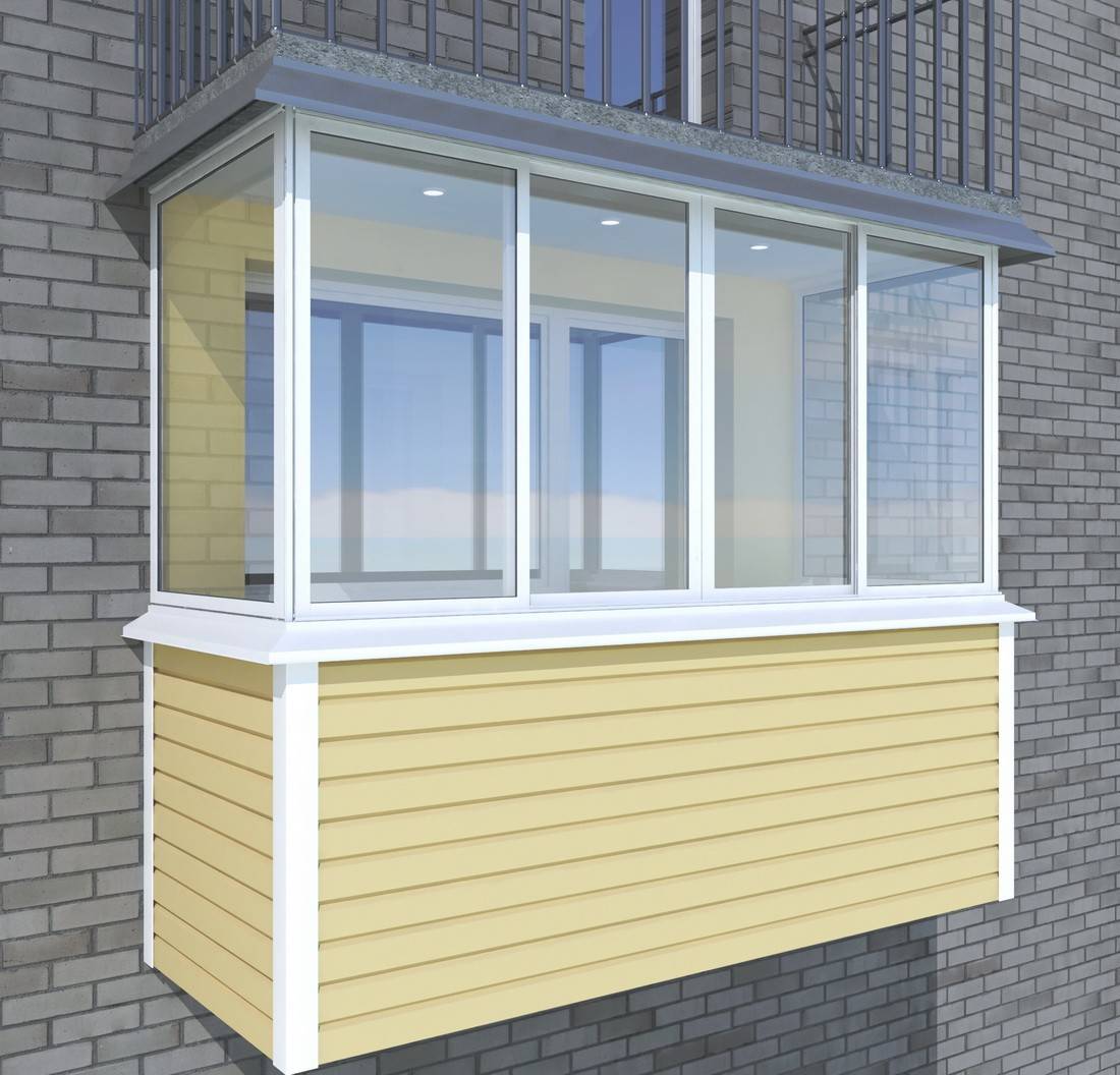 Наружная отделка балкона: видео-инструкция по монтажу с внешней стороны, чем лучше отделать, фото
