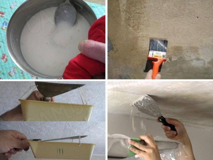 Как снять побелку с потолка быстро и без грязи: удаляем старое меловое или известковое покрытие, видео