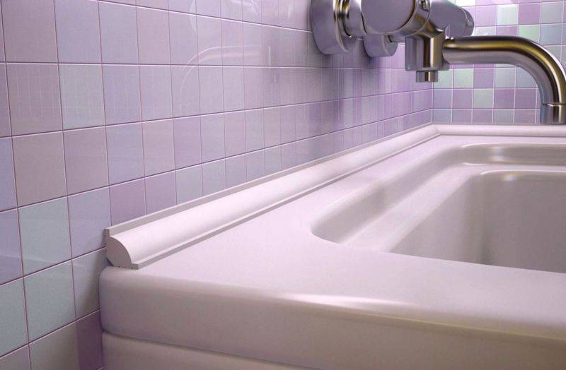 Керамический бордюр для ванной: чем резать, как крепить и на что клеить