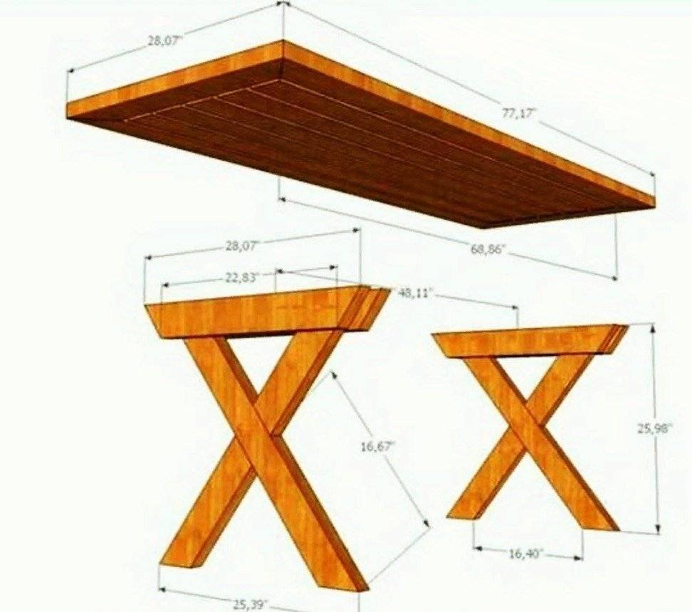 Как изготовить стол для дачи своими руками: интересные варианты с фото, пошаговые инструкции