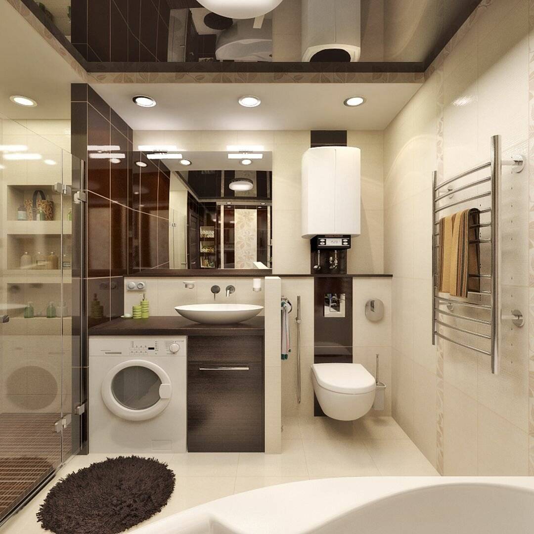 Этапы и особенности создания дизайна ванной комнаты 5 кв. м. дизайн ванной 5 кв метров