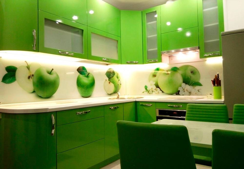 Зеленая кухня в интерьере — как создать гармоничный дизайн