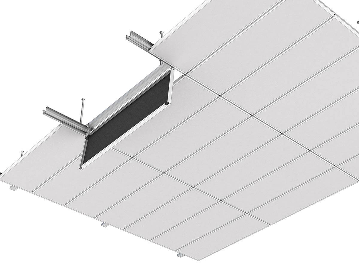 Потолки подвесные из металлических профилей, конструкции подвесных потолков - часть 2