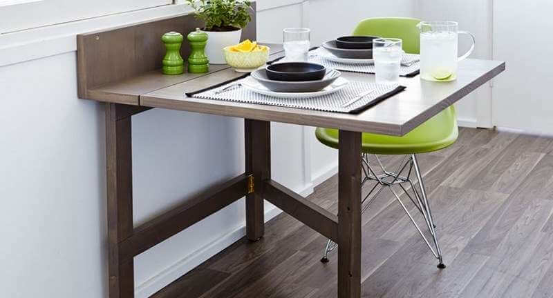 Как выбрать стол для маленькой кухни: советы дизайнеров