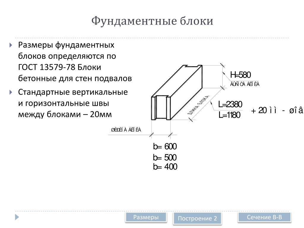 Блоки бетонные для стен подвалов: область применения, определение и основные характеристики, особенности монтажа, преимущества
