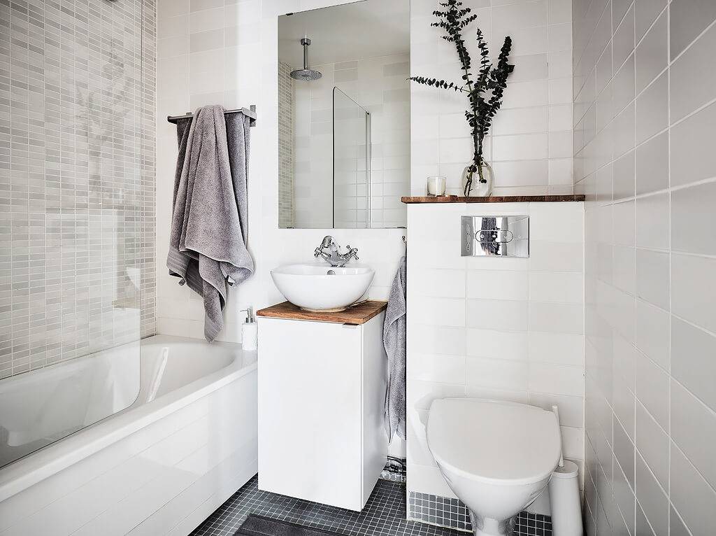 Ванная комната в скандинавском стиле: северный климат в отображении современного интерьера